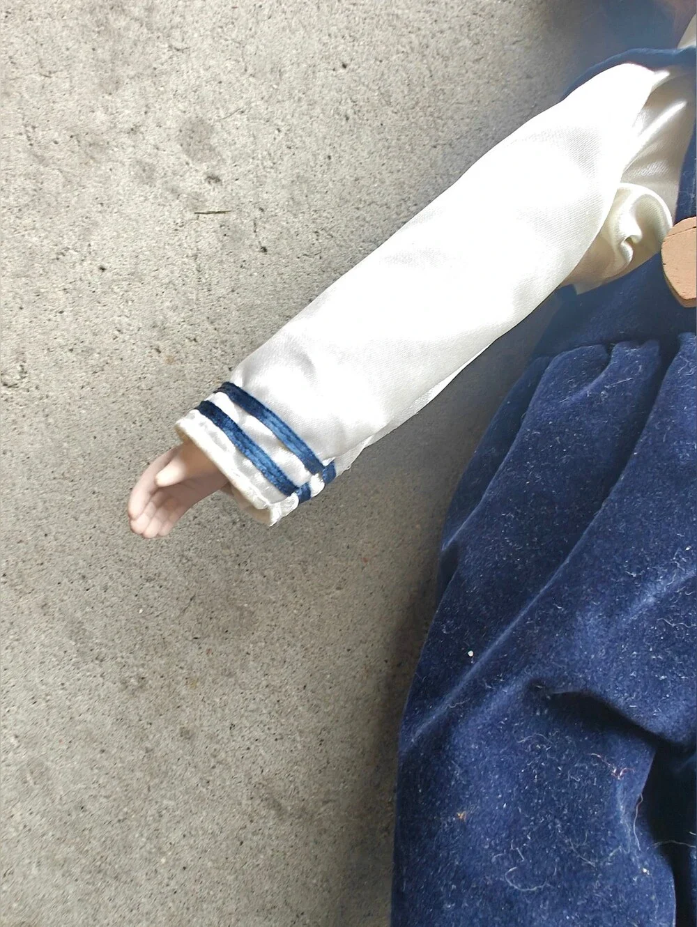 Vintage Fabri-Centers of America, 1995 Drummer Porcelain Boy Doll Garrett